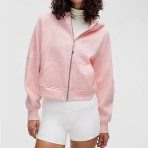 Lululemon Scuba Over Sized Full Zip in Strawberry Milkshake Size XL/XXL